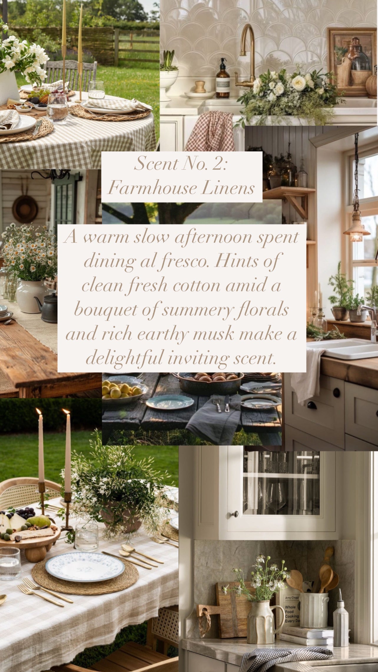 Scent No. 2: Farmhouse Linens