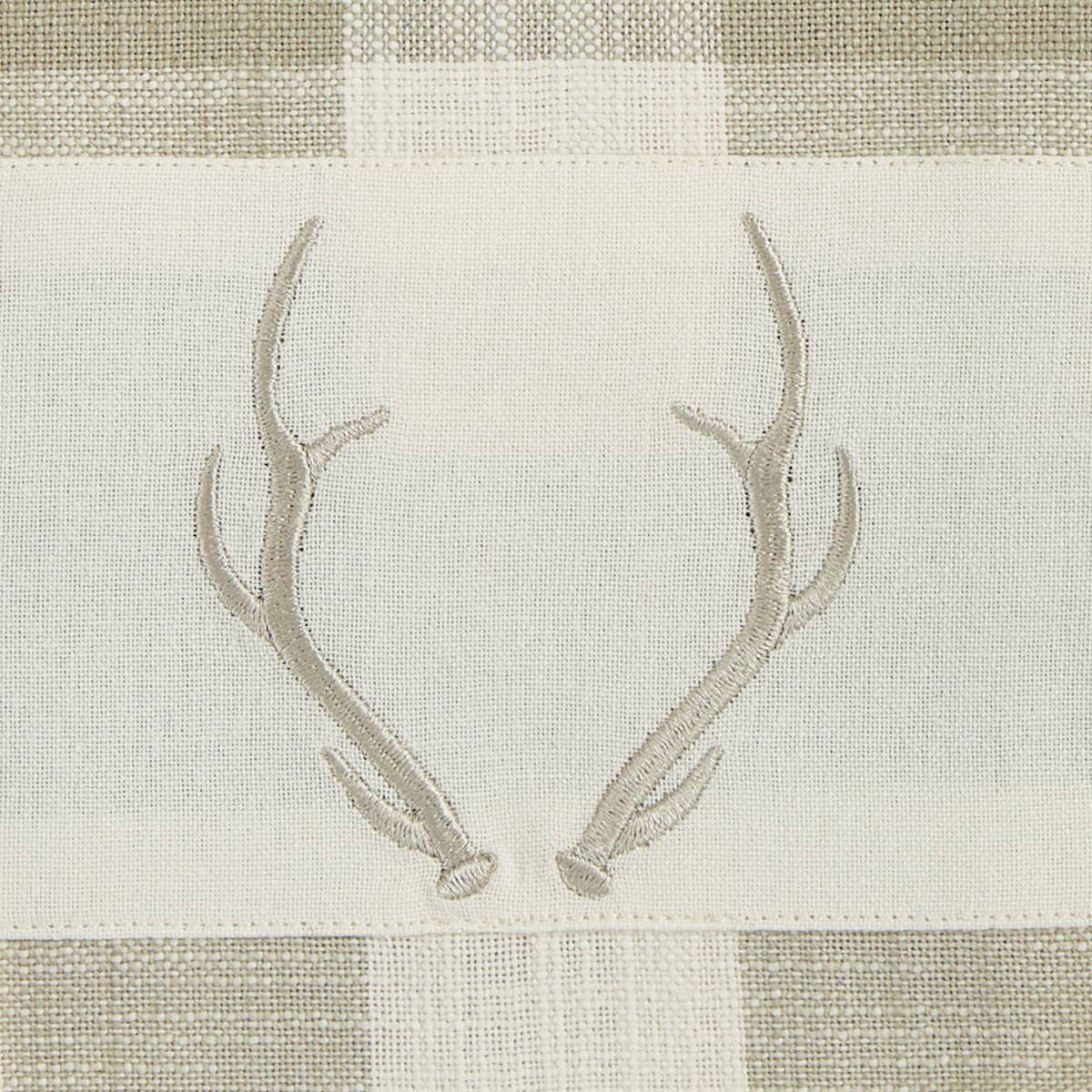 Eva & Co Antler Dishtowel - Check