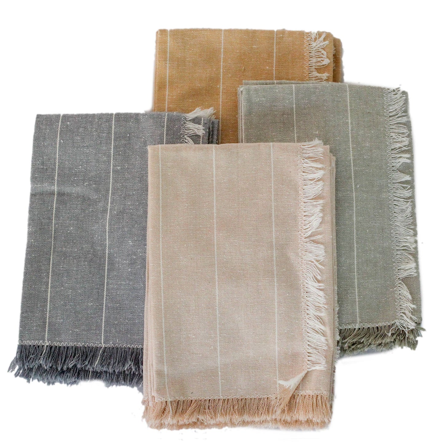 Wild Stripe Napkins set of 4- Slate