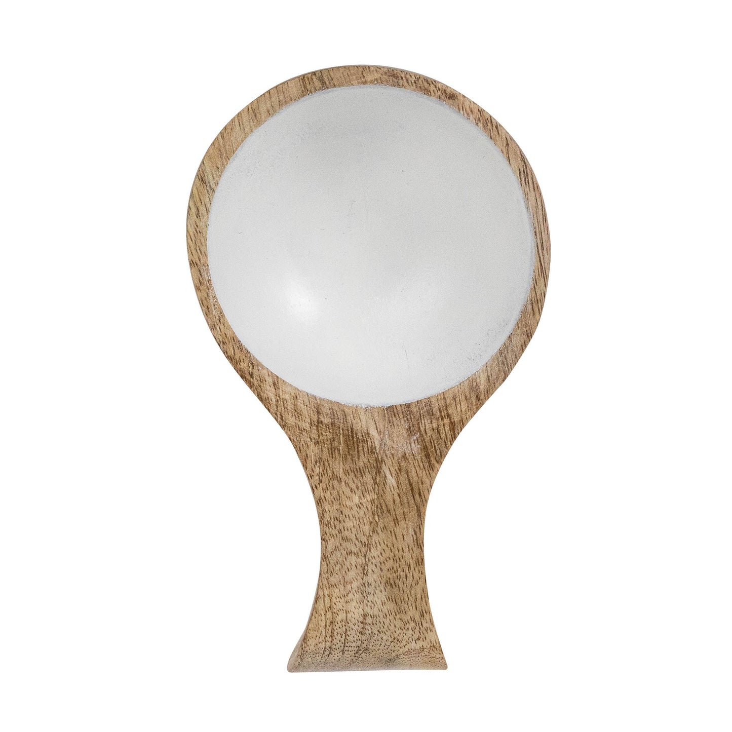 Mabel White Kitchen Scoop Wood