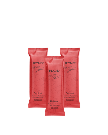 Fresh Watermelon Debloat: Prebiotic + Probiotic: 30 Single Sticks