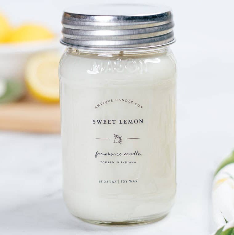Sweet Lemon 16 oz candle