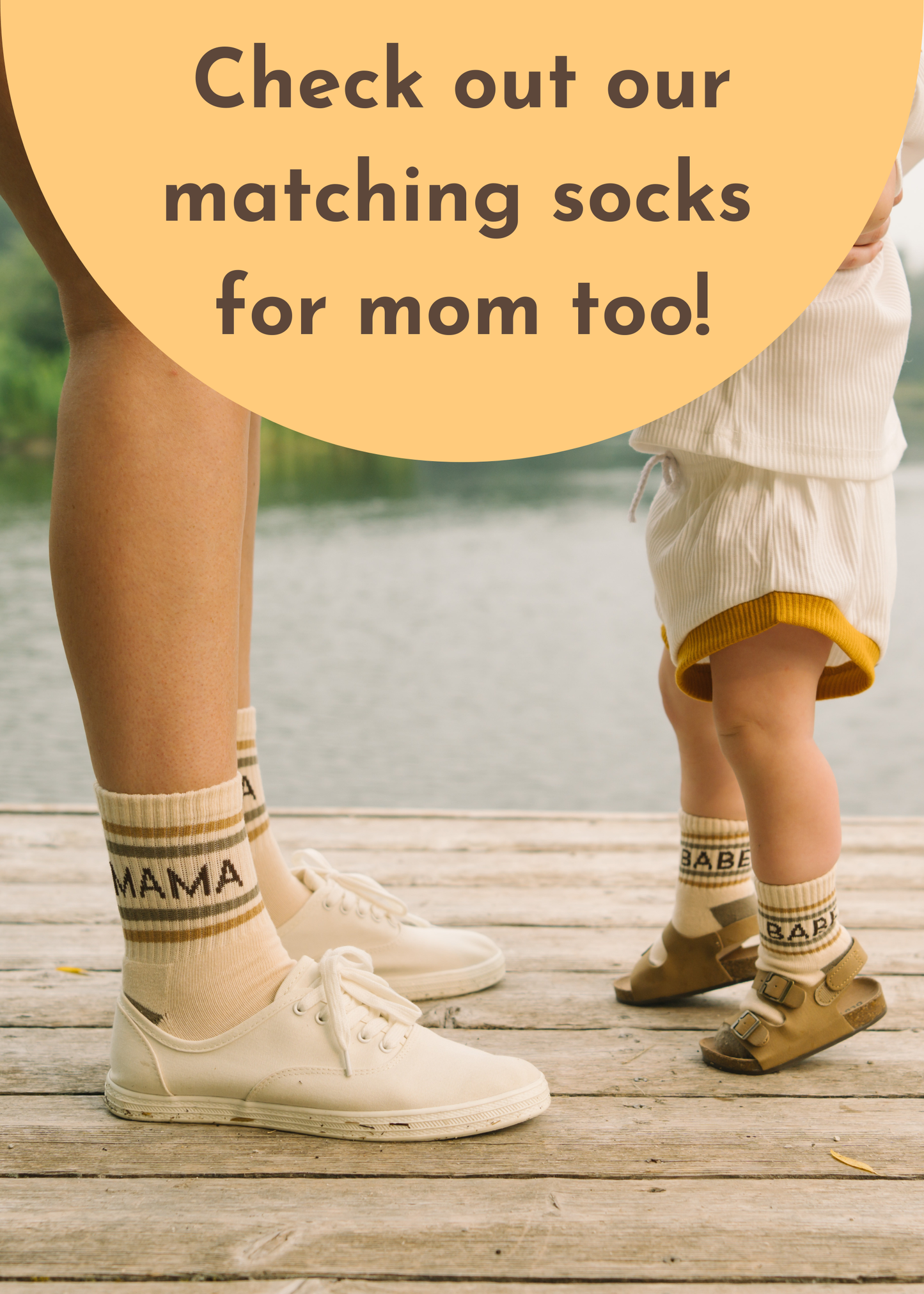 Baby/Toddler Half-Crew Socks 2-Pack, Checkered & Babe Stripe: 4-5T