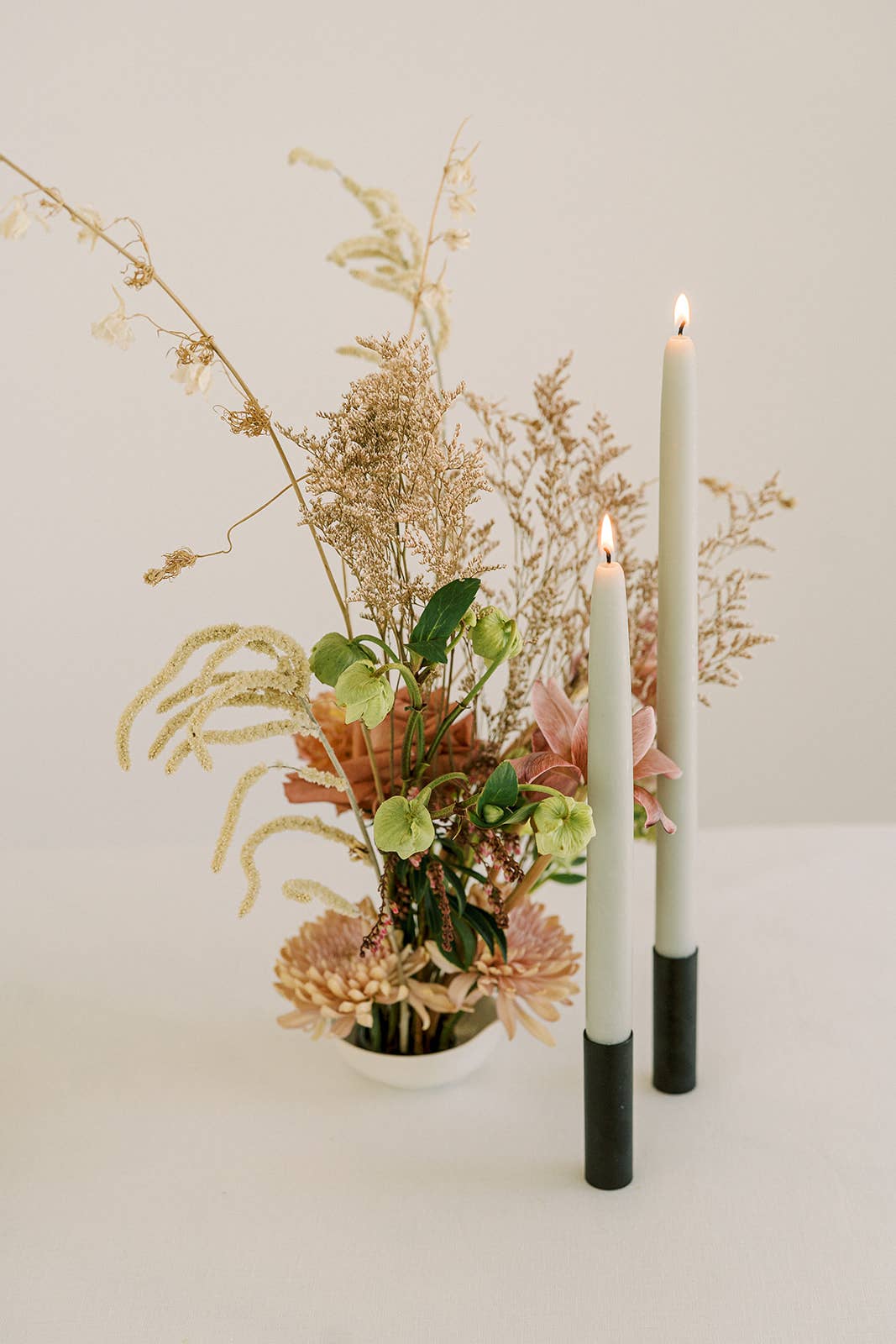 Eucalyptus | Dipped Beeswax Taper Candles | All Natural: 10 Inches
