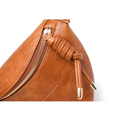 Brown Fanny Pack Crossbody Bag