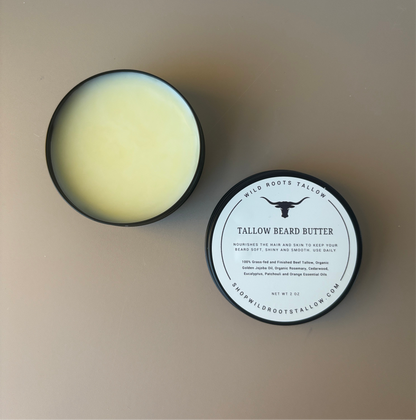 Tallow Beard Balm + Daily Face Moisturizer