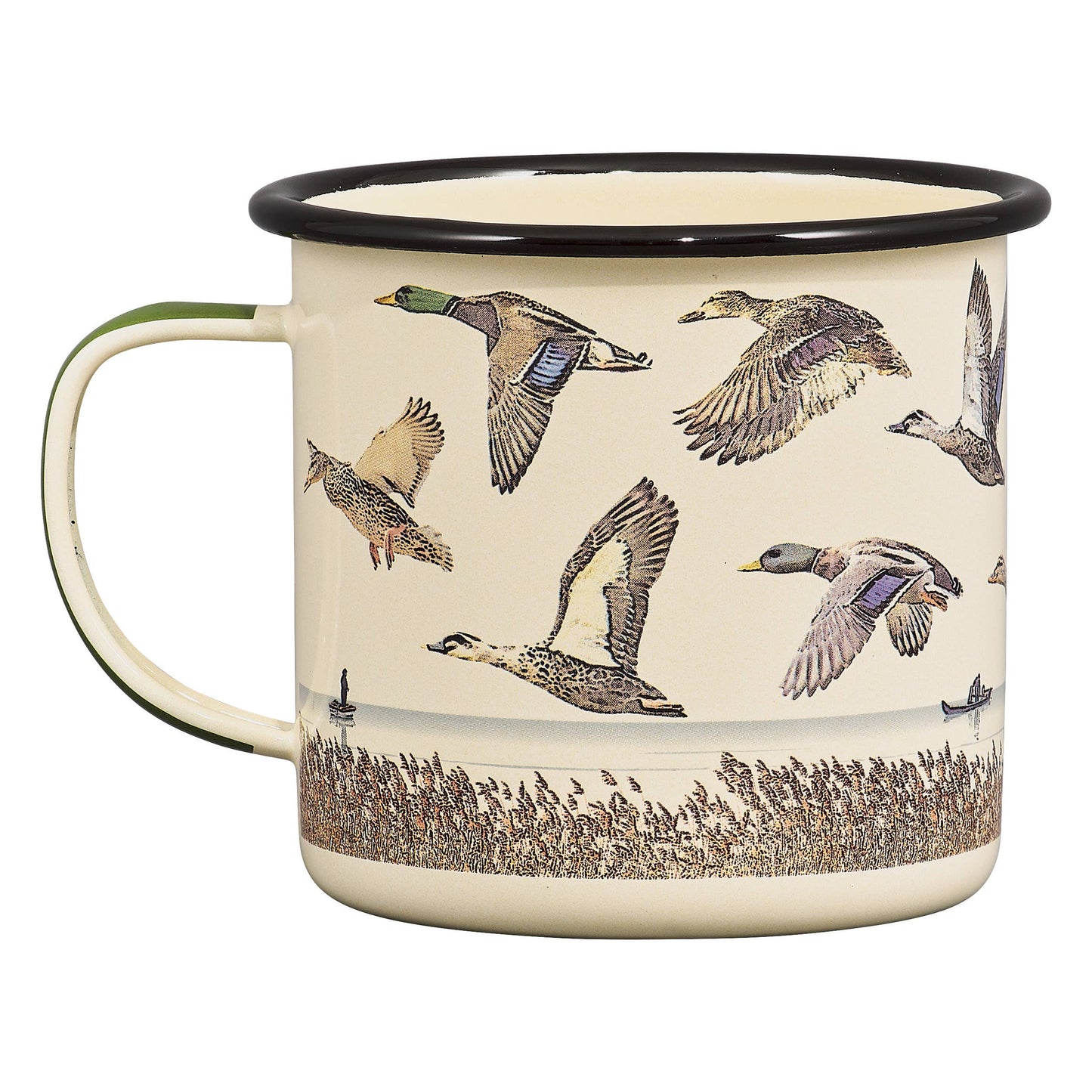 Enamel Mug - Lake & Ducks, 17oz