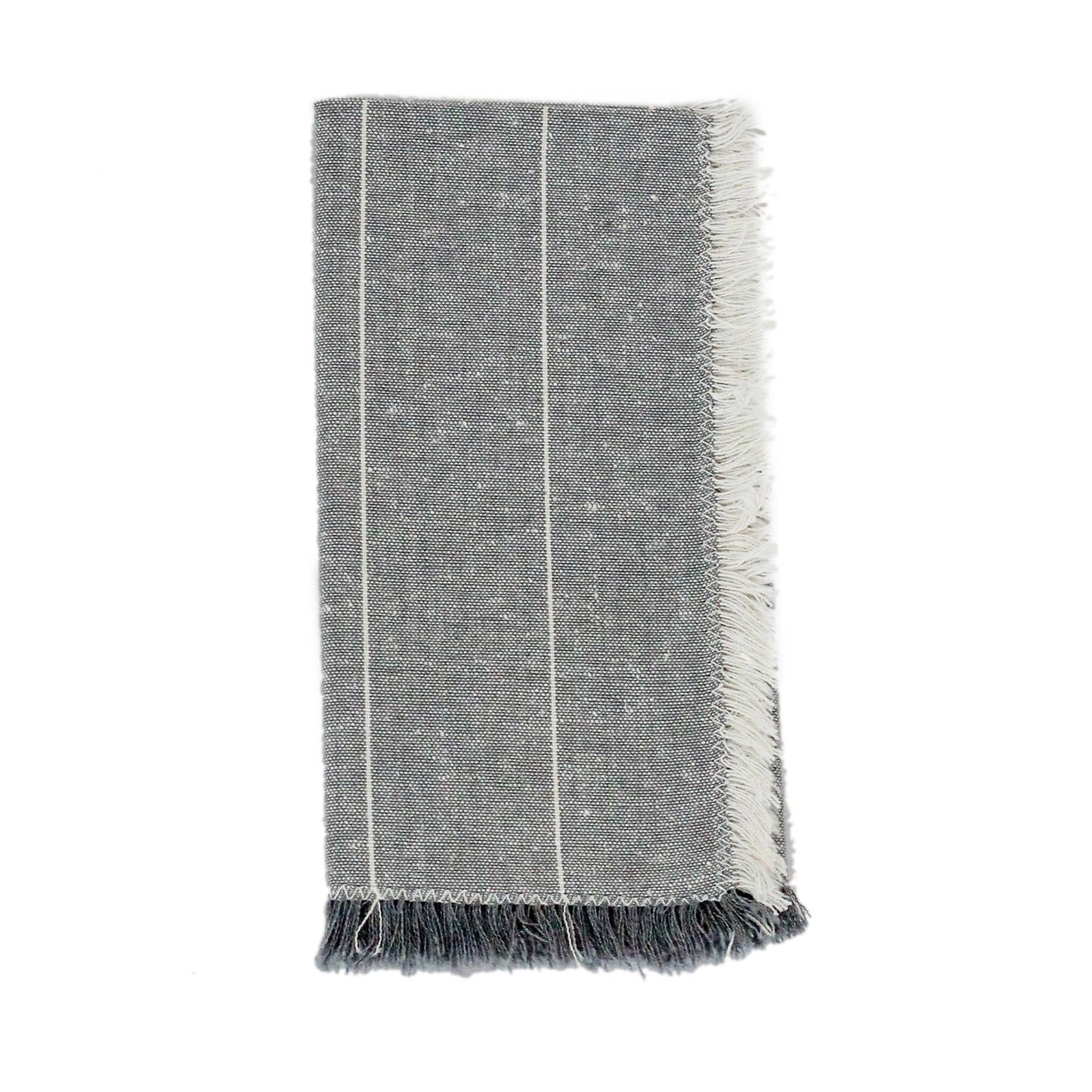 Wild Stripe Napkins set of 4- Slate
