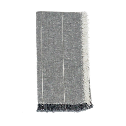 Wild Stripe Napkins set of 4- Slate