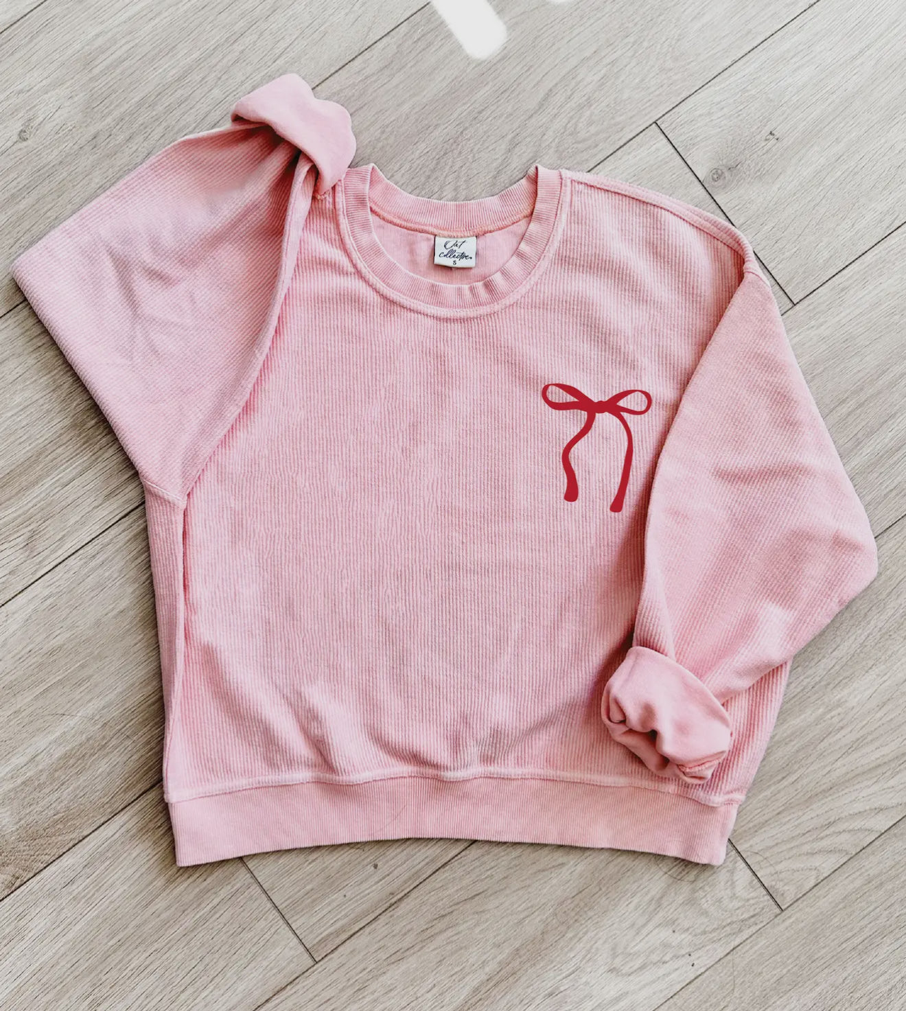 Pink Bow Sweatshirt