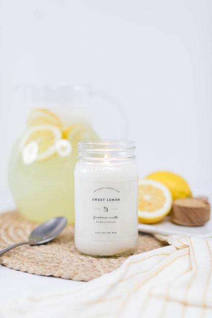 Sweet Lemon 16 oz candle