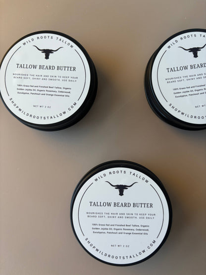 Tallow Beard Balm + Daily Face Moisturizer