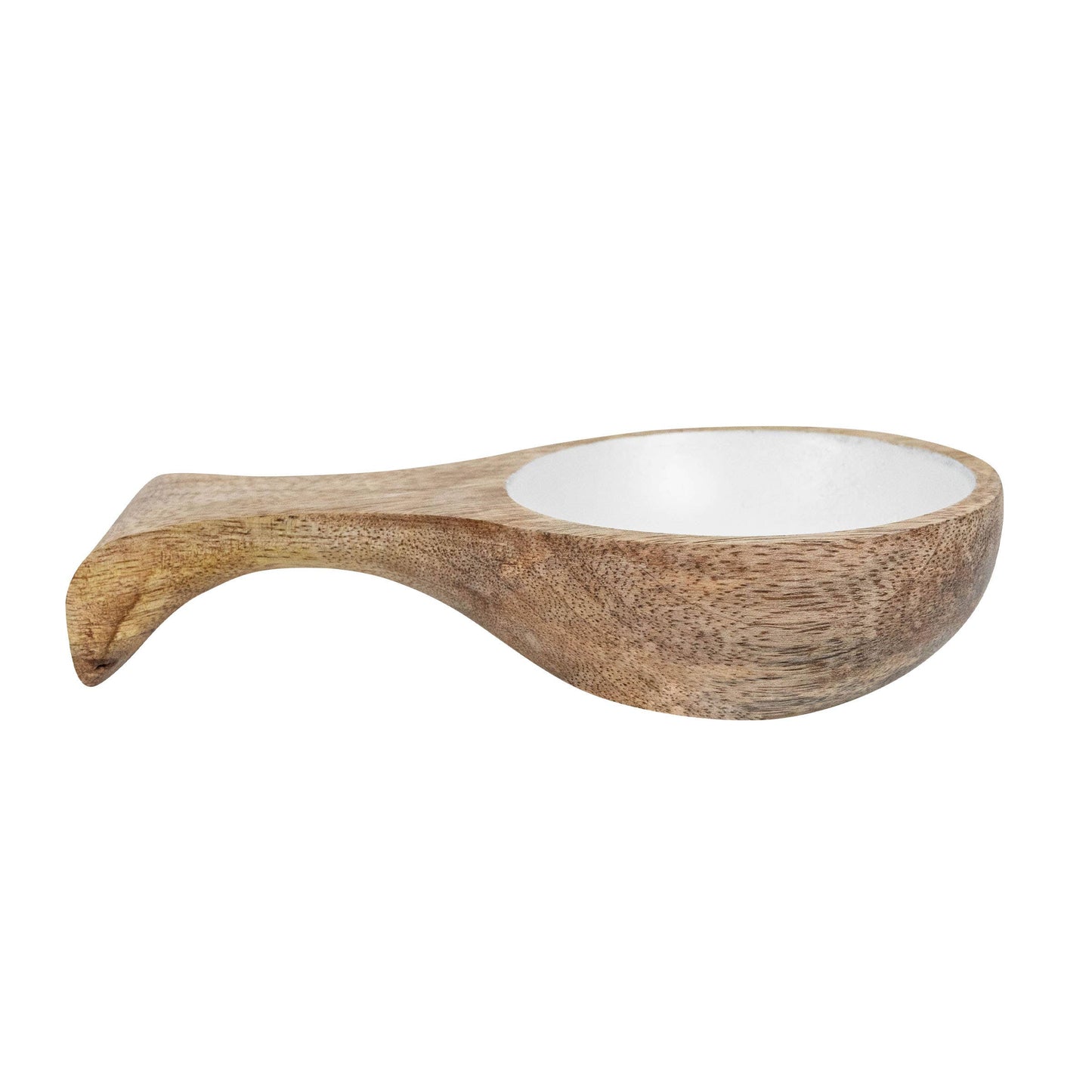 Mabel White Kitchen Scoop Wood