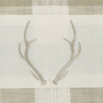Eva & Co Antler Dishtowel - Check
