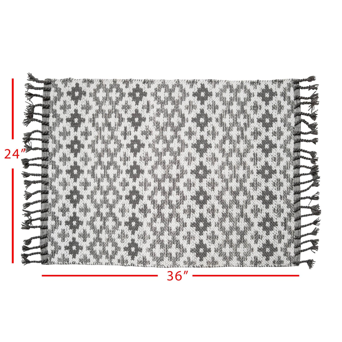 2x3 Hand Woven Ebe Rug Gray