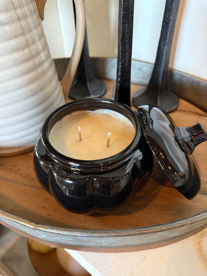 Black Pumpkin Jar