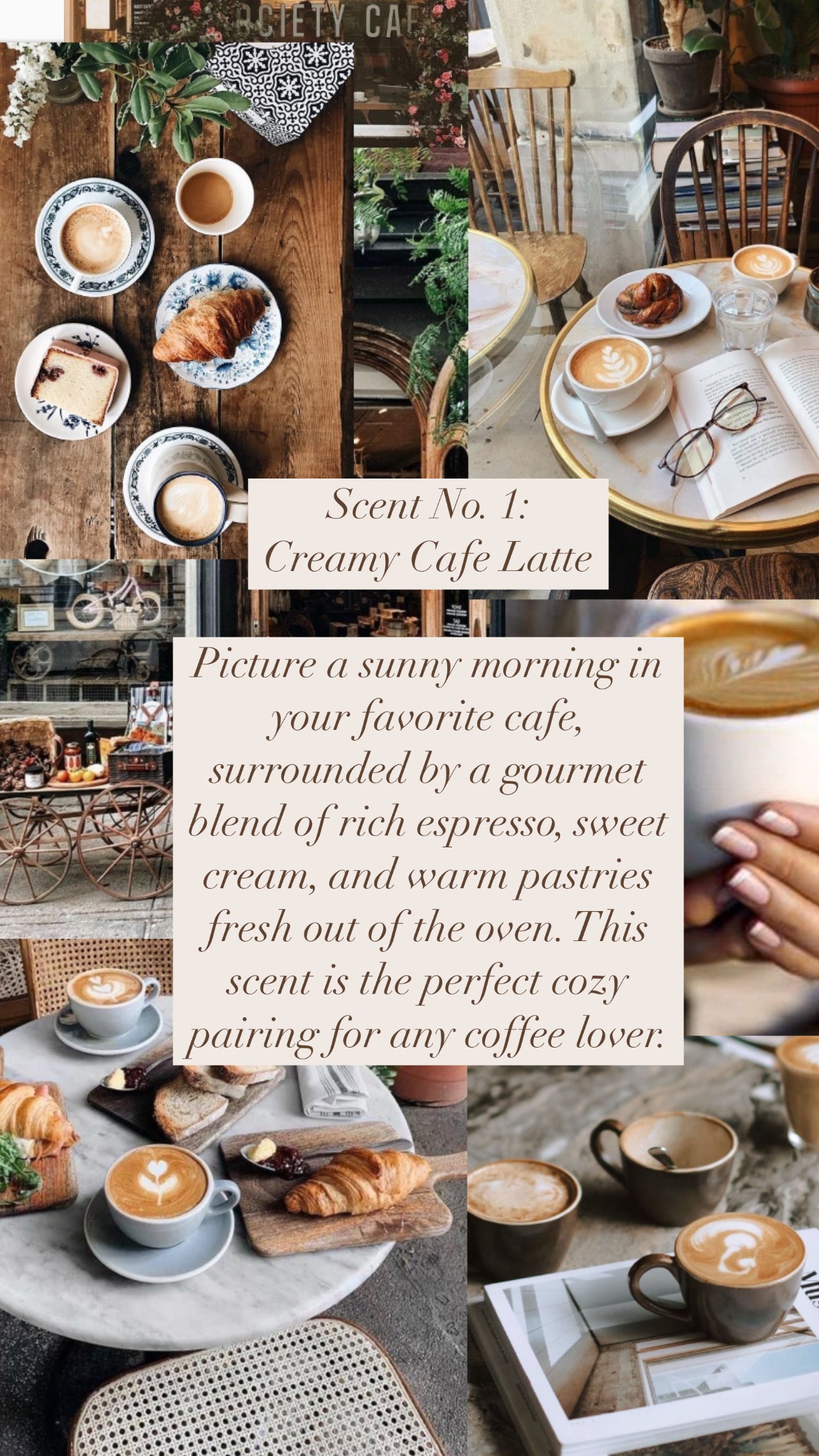 Scent No. 1: Creamy Cafe Latte