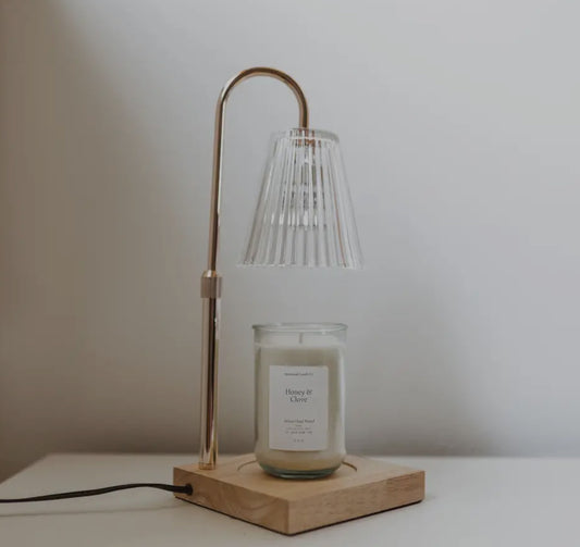 Gold & Glass Lamp Warmer