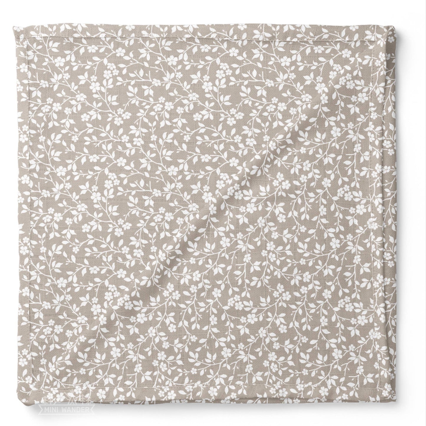 Muslin Swaddle Baby Blanket – Magnolia Tree: Peach