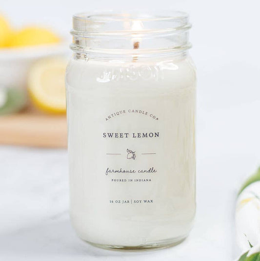 Sweet Lemon 16 oz candle