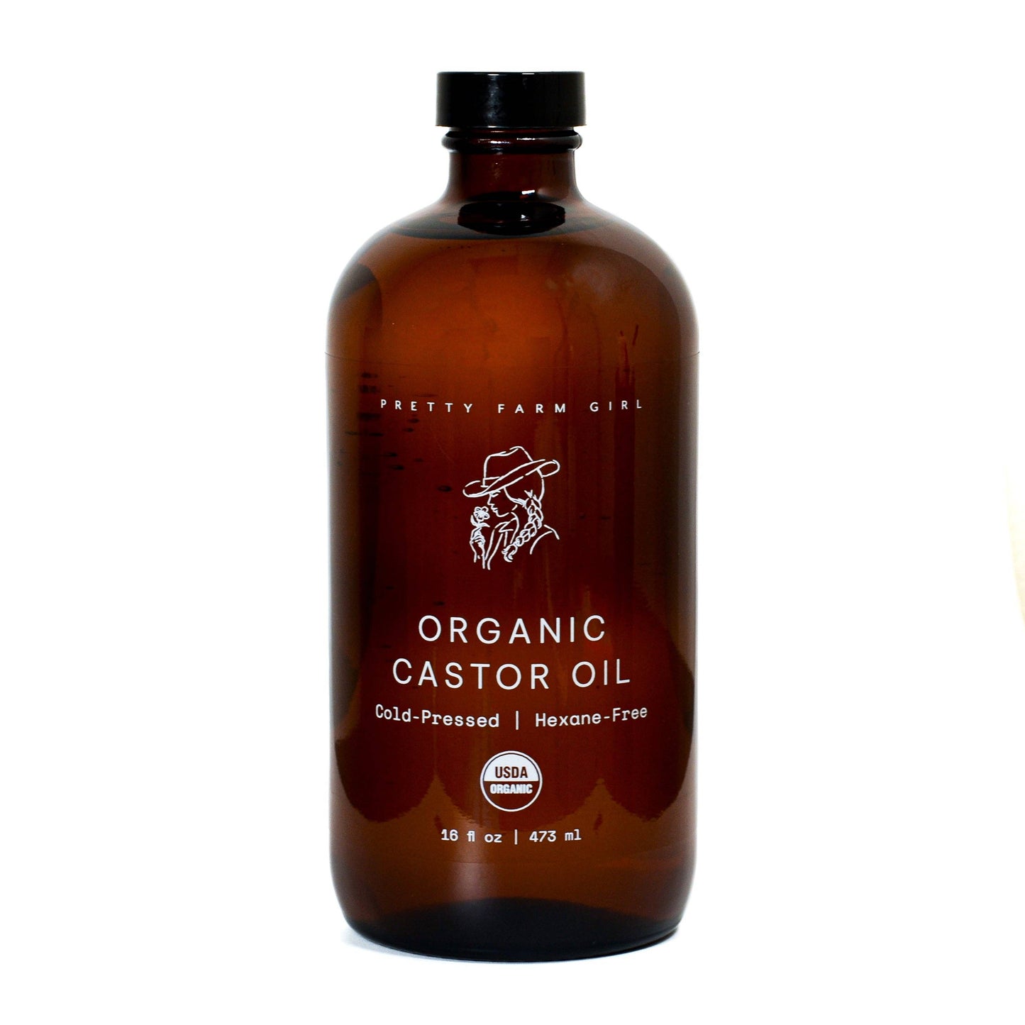 Pure Organic Cold Pressed Hexane-Free Castor Oil