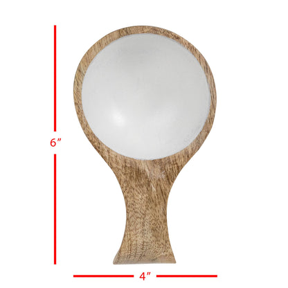 Mabel White Kitchen Scoop Wood
