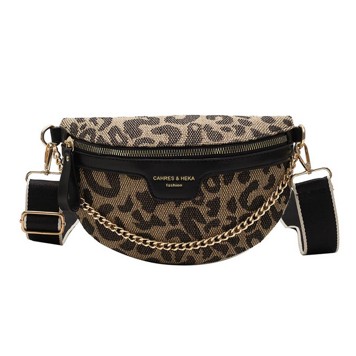 Leopard Print Crossbody Bag