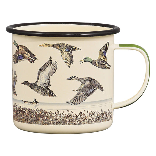 Enamel Mug - Lake & Ducks, 17oz