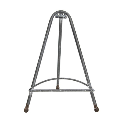 Dixie Whitewashed Metal Easel