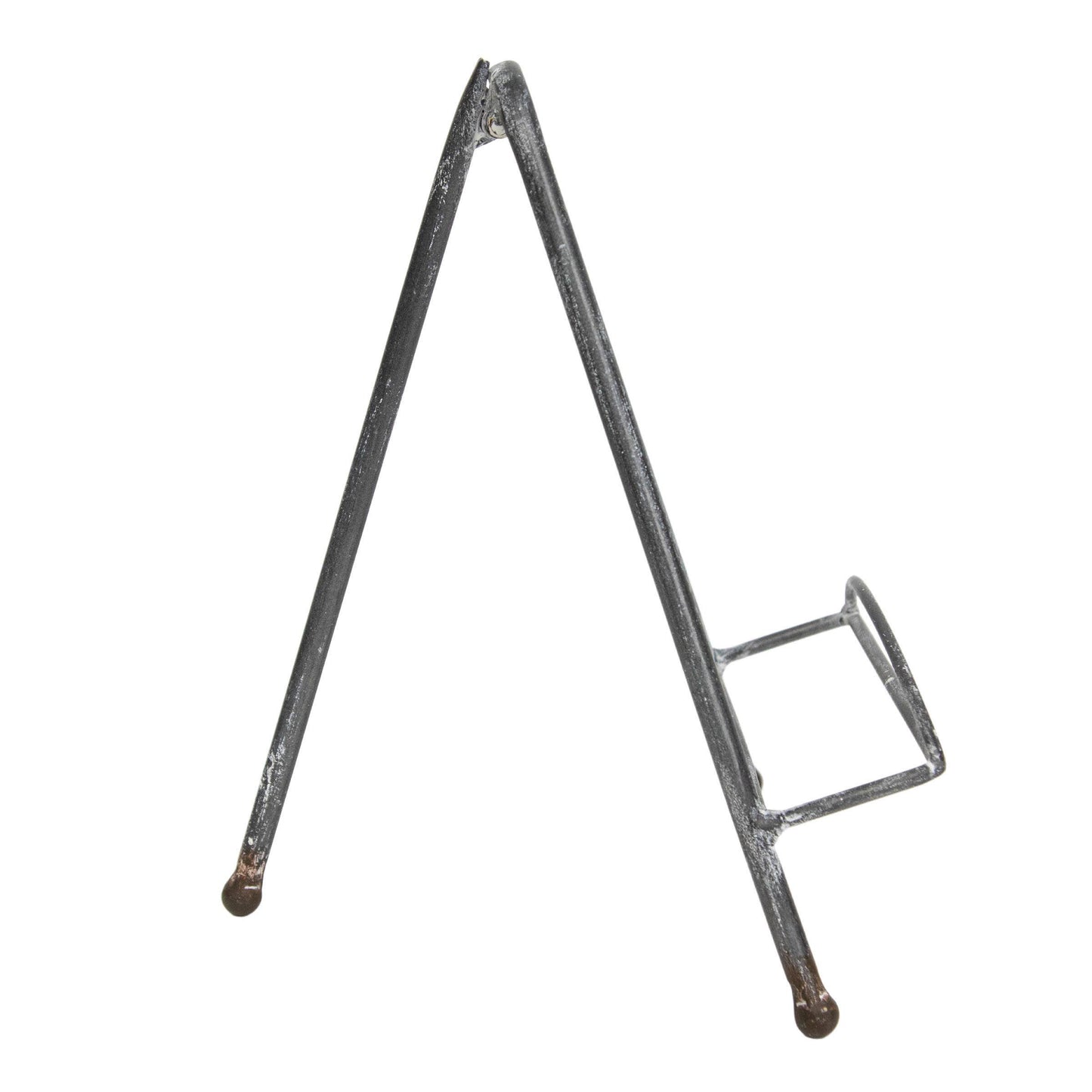Dixie Whitewashed Metal Easel