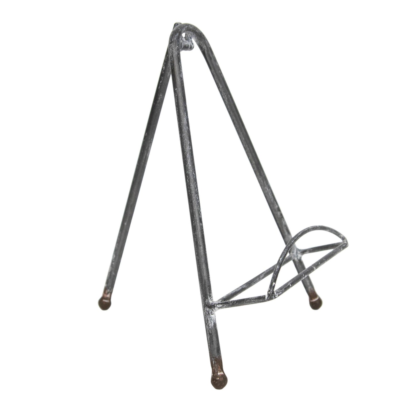 Dixie Whitewashed Metal Easel
