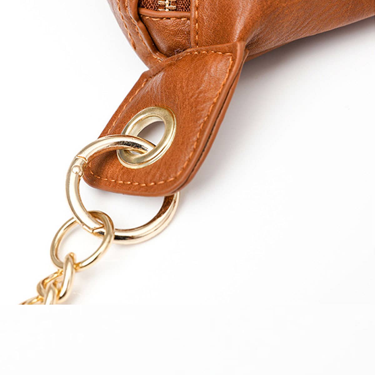 Brown Fanny Pack Crossbody Bag