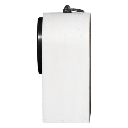 Maxwell Rustic Wood Battery Operated Tabletop Clock